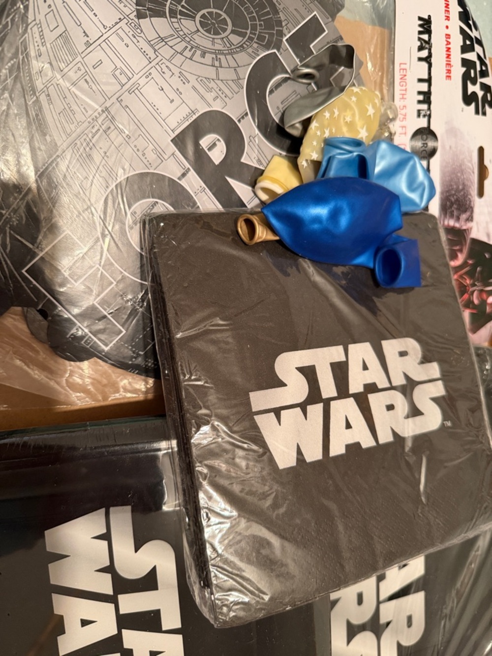Star Wars Black Napkins - Star Wars Party Supplies